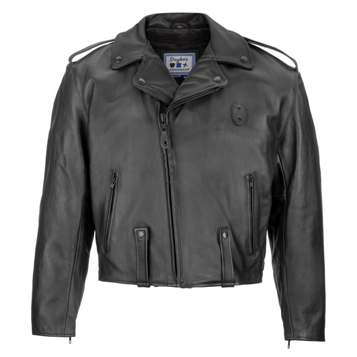 Leather Motorcycle Jacket w/ CNT- Pittsburgh, TaylorsLeather - TLW4473Z-CNT