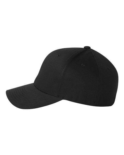 Ball Cap FLEX-Fit, Twill - BLACK S&S6277 - Image 3