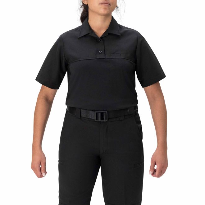 Base Shirt Women's Short Sleeve-BLACK w 2 CNT- Blauer BL8372W-11